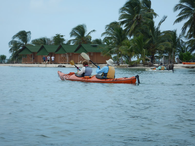 Kayakers in San Blas