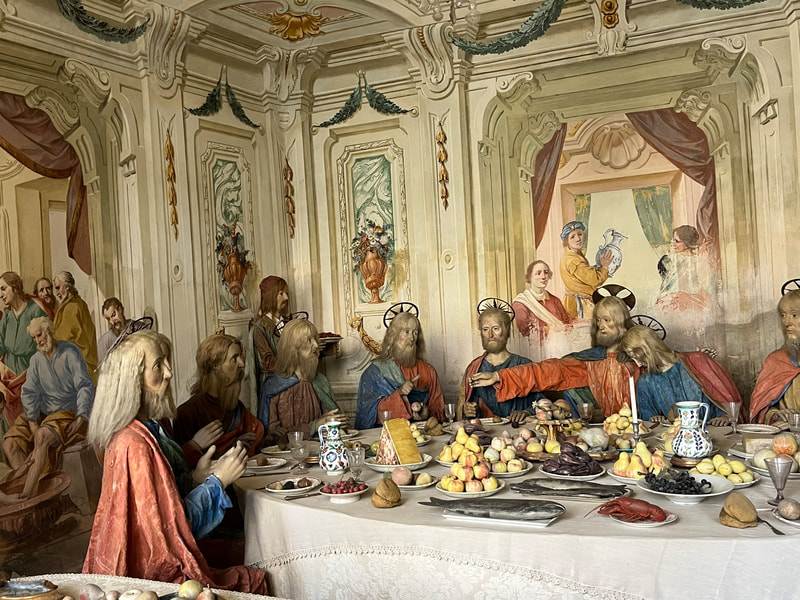 The Last Supper at Sacro Monte Varallo. 