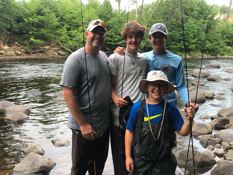 Family fishing trip
